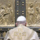 Pope Francis at St. Peter’s Basilica on December 24, 2024 in the Vatican. © Vatican Media / Getty Images