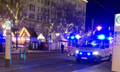 Rescue workers in action at the Christmas market in Magdeburg © Getty Images / Dörthe Hein/dpa-Zentralbild/dpa