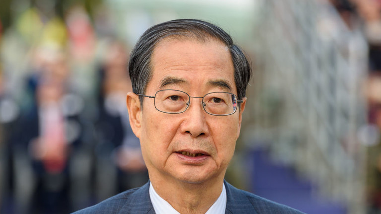 South Korean Prime Minister and former acting president Han Duck-soo. © Getty Images / Kim Jae-Hwan/SOPA Images/LightRocket