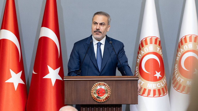 Turkish Foreign Minister Hakan Fidan. © Murat Gok/Getty Images