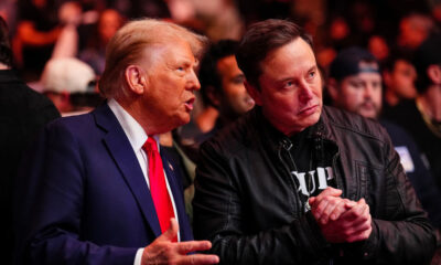 FILE PHOTO: US President-elect Donald Trump and Elon Musk at the UFC 309 event in New York City, November 16, 2024. © Getty Images / Chris Unger/Zuffa LLC