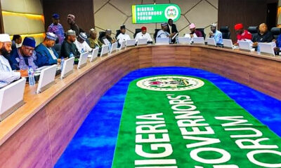 A file photo of some members of the Nigeria Governors’ Forum.