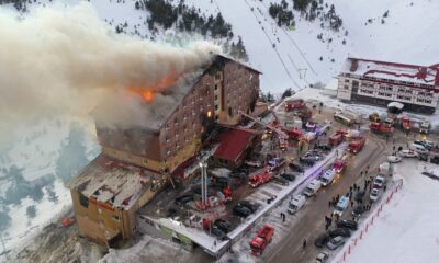 Fire breaks out in a hotel in the Kartalkaya Ski Resort in Bolu, Türkiye © Getty Images / Mehmet Emin Gurbuz; Anadolu