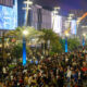 FILE PHOTO: People are gathering at Lusail Boulevard for the New Year celebrations in Doha, Qatar, on January 1, 2024. © Getty Images / Noushad Thekkayil/NurPhoto