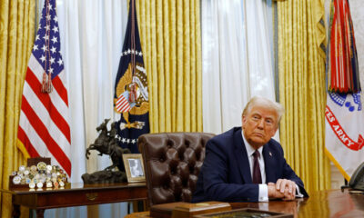 US President Donald Trump in the Oval Office of the White House on January 23, 2025 in Washington, DC / Anna Moneymaker © Getty Images