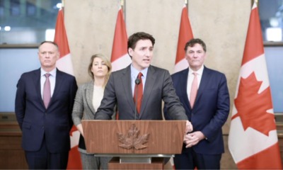 Canadian PM Justin Trudeau at a news conference on February 1, 2025 © Justin Trudeau on X