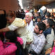 Heavy rush in New Delhi railway station passenger going to Prayagraj for attending Kumbh Mela on February 11, 2025 in New Delhi, India. 20 million people are expected to take dip in Ganga at Prayagraj Mahakumbh on occasion of Maaghi Purnima Amrit Snan. © Sonu Mehta/Hindustan Times via Getty Images